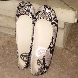 Women’s Python Print Flats